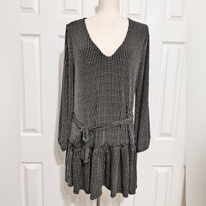 L*Space Morgan dress Black gold drop waist homecoming Sorority parties Small